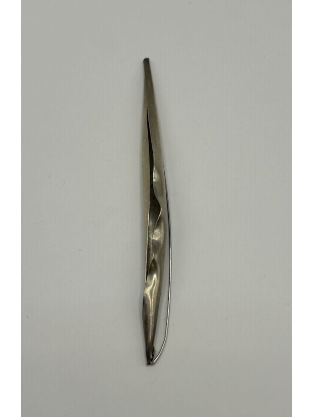 LYDIA GERBIG-FAST Brooch Silver Tone Pin Signed Handmade Jewelry Art Artisan
